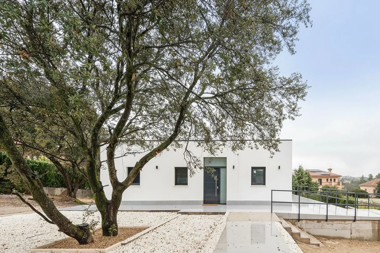 Obra nueva de vivienda unifamiliar en Guadarrama (Madrid)